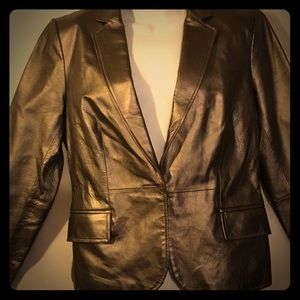Worthington Women’s Gold leather jacket